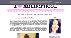 Desktop Screenshot of iheartmotherhood.co.uk